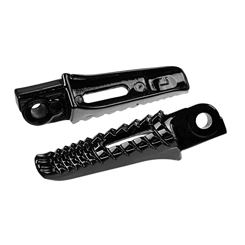 Motorcycle Rear Footpegs Pdeals Footrests for Suzuki GSXR600 GSXR750 2006-2020, GSXR1000 '05-2020, GSX-S1000 '18-2020, GSX-S750 '18-2019, B-KING '08-2013 (Rear Pegs-Black) - color: Rear Pegs-Black