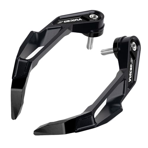 MOWOK Fit for Vulcan S 650 900 Vulcan S650 S900 650s VN650 EN650 VulcanS 2015-2023 2024 2025 Accessories Motorcycle Clutch Brake Lever Hand Guards handguard Handlebar Protector (Black) - color: Black