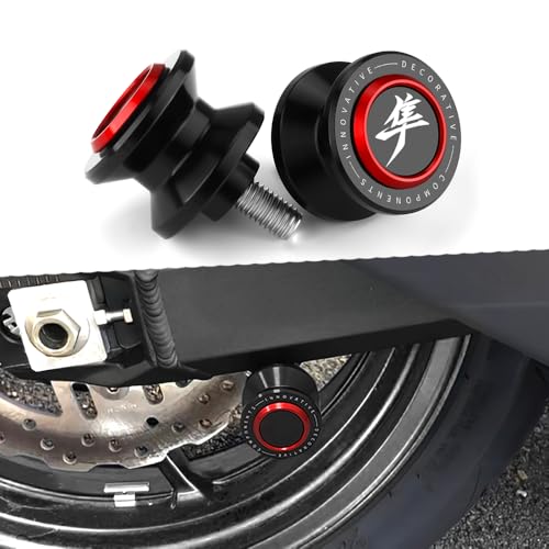 Motorcycle Swingarm Spools Fit For SU.ZUKI Hayabusa GSX1300R 2023 2024 2025 GSX 1300R Gen 3 Rear Frame Stand GSXR 1300 Swingarm Spools Frame Sliders Accessory GSX-1300R Accessories RD - color: red