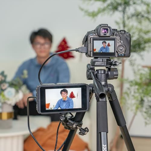 JJC Super Clamp Camera Mount, Dual Ballhead Aluminum Pole Mount w. 1/4“-20 & 3/8"-16 Thread Hole, Action Camera Mount and Phone Clip, for DJI Osmo Action GoPro, Crab Clamp for Desk Tripod Tube Rod - color: Black -Universal