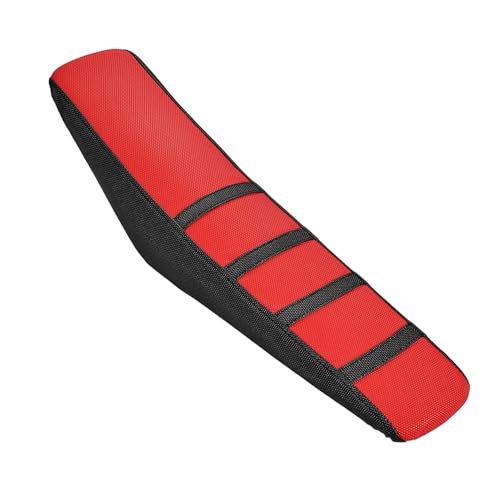 Seat Cover for Yozma IN10 Electric Dirt Bike,Black Stripe Non-Slip PVC Motorcycle Cushion Cover for E Dirt Pit Bike Ebike Yozma in 10-Red - color: Red-2