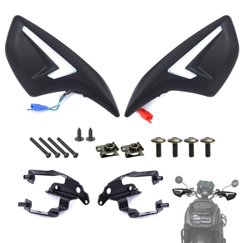 Minho Mototcycle Handgrip Covers Hand Protector Fit for 2022 2023 Yamaha Zuma 125 Lighted