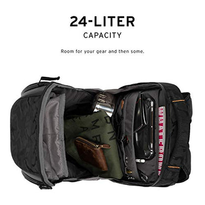 URBAN ARMOR GEAR UAG 24-Liter Backpack Lightweight Tough Weather Resistant Laptop Backpack, fits up to 16-inch, Standard Issue Black Midnight Camo - color: Standard Issue - Black Midnight Camo, size: 24-Liter