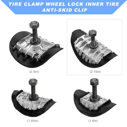 KVAEY Motorcycle Wheel Rim Lock, 1.6" Tire Clamp Wheel Lock with Molded Rubber Stoppers Prevent Inner Tube Wear, Motorcycle Rim Lock Replacement for Motocross Dual Sport Dirt Bike (2.15", 1 PCS) - size: 1 Piece, style: 2.15"