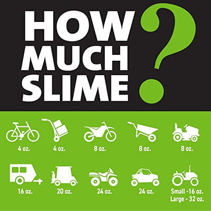 Slime 10193-6PK 2-in-1 Tire and Tube Sealant Puncture Repair Sealant, Premium, Prevent and Repair, Suitable for Non-Highway Tires and Tubes, Non-Toxic, Eco-Friendly, 6 x 16oz Bottles - style: 16 oz - 6pk