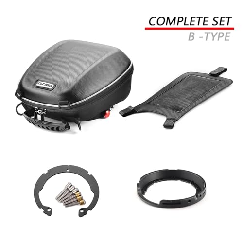 Detachable Quick Lock Flange Tank Bag Luggage Fit For CFMOTO 450SR 450SRS 450SS 650MT 800MT 250NK 650NK 250SR(B-TYPE)