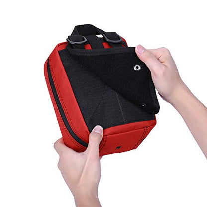 Gonex MOLLE Medical Pouch EMT First Aid Pouch Rip-Away IFAK Tactical Utility Pouch for Outdoor Activities Medical Supplies (Bag Only) - color: Red