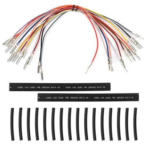 MoKitDora 14"-18" CAN-Bus Handlebar Wiring Extension Harness Kit for 1996-2006 Harley Softail Dyna Sportster XL - size: 14"-18"