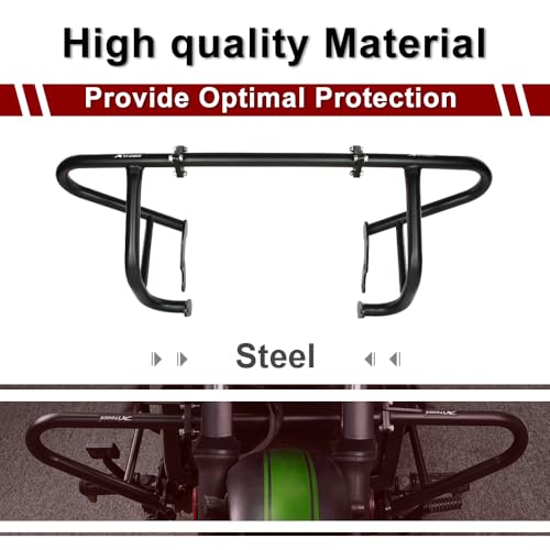 Xitomer Engine Guard Crash Bars Compatible with Vulcan S 650 VN650 / ABS 2015-2024, Vulcan S VN650 Cafe ABS 2016-2024 Motorcycle Highway Bars Frame Sliders