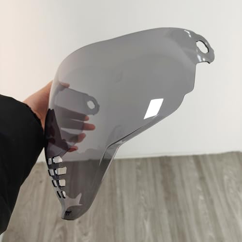 YMTSGEA Airflite Helmet Visor Replacement for IC-06. Helmet Shield Compatible with Airflite IC-06 (Light Black) - color: Light Black