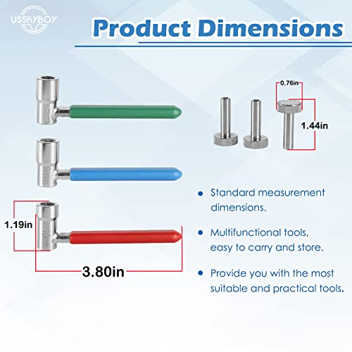 Motorcycle Valve Tappet Adjusting Wrench Tool Kit For Most Motorcycles ATVs and ATCs, Small Engine Valve Tappet Tools (6)