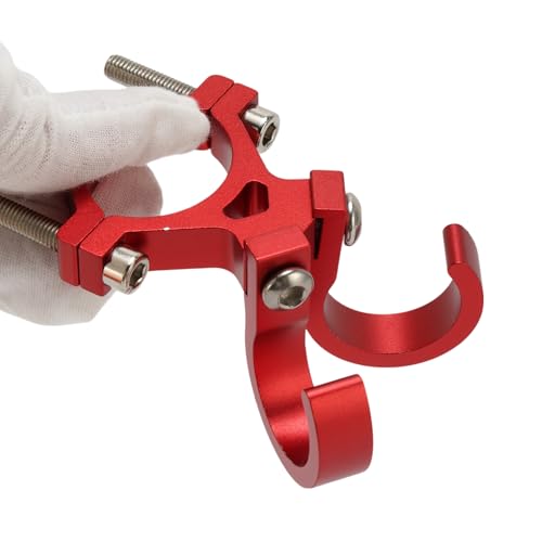Motoforti Universal Motorcycle Hanging Hook Arc Motorcycle Helmet Luggage Bag Holder Hanger for Scooters Bicycles Aluminum Alloy Red 1 Set Hexagon Wrench Screw Washer