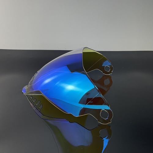 Airflite Shield Uv-protected For ICON IC-06 Airflite Face Shield Replacement Helmet Visor (Revo Clear Blue-day and night) - color: Revo Clear Blue-day and Night