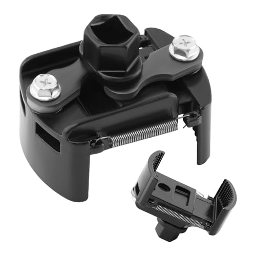 Adjustable Oil Filter Wrench 2-3/8 to 3-1/8 inch 60-80mm Universal Oil Filter-Removal Tool,Oil Filters-Removal Tool with Auto-Clamp Spring,for Engine Filters,Conduit, & Fittings