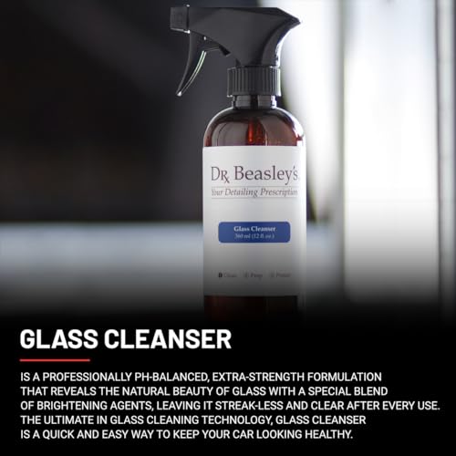 Dr. Beasley's Glass Cleanser - 1 Gallon. Safe on Windshields, Mirrors, and Windows, Streak-Free Formula, Quick Dry for Fast Results - size: 128 Fl Oz (Pack of 1)