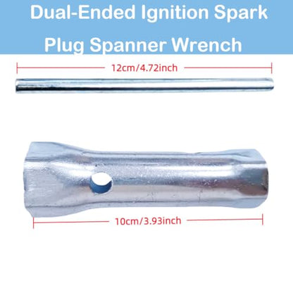 21mm -26mm Dual-Ended Ignition Spark Plug Spanner Wrench Socket Tool - size: 21-26mm