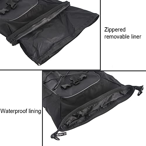 Universal Saddlebag Crash Sissy Bar Waterproof Rear Seat Bags Backpack for BMW YAMAHA Honda Riding Pack Motocross