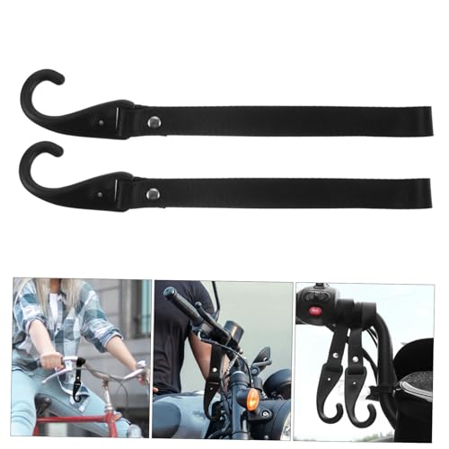 2pcs Hooks Easy Install Handlebar Holders for Helmets Gloves and Keys Material No Drill Required Capacity for