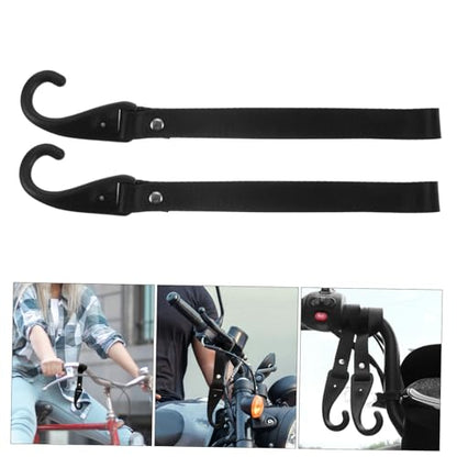 2pcs Hooks Easy Install Handlebar Holders for Helmets Gloves and Keys Material No Drill Required Capacity for