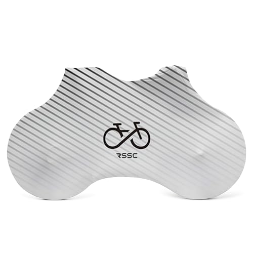 Bike Cover with 5 Zippers, Anti-Scratch Bicycle Storage Guard for Apartment & Garage, Fits Wall Hangers & Car Racks, Dust-Proof Full Protection for Most Bikes (Gray) - color: Gray