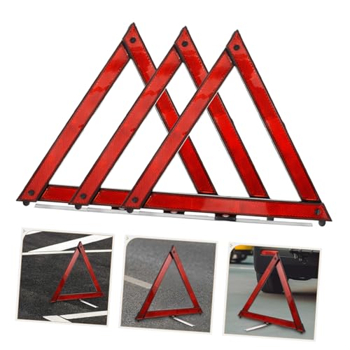 3pcs Reflective Tape Safety Triangle Road Emergency Kit Reflective Stripe