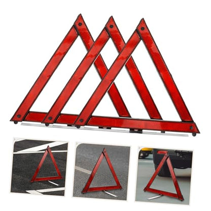 3pcs Reflective Tape Safety Triangle Road Emergency Kit Reflective Stripe