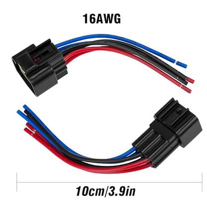 6 Pin Waterproof Connector,Waterproof Electrical Car Auto Wire Connector,16AWG Male Female Quick Disconnect Wire Connectors for Car Truck Motorcycle Marine Boat(3Pack) - size: 6pin way