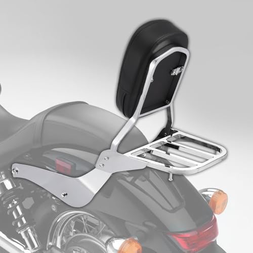 TCMT Detachable Sissy Bar Backrest Luggage Rack Fits For Suzuki Intruder Volusia VL800 2001-2011 Boulevard C50 2005-2011