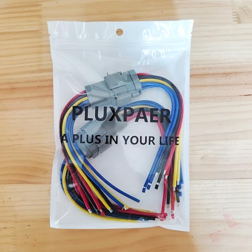 14 AWG 8 Pin DT Connector, 8 Wire Automotive Waterproof Electrical Connectors, 14 Gauge Male and Female Quick Connect Harness for Car Truck Boat -2 Pack - style: 8 Pin