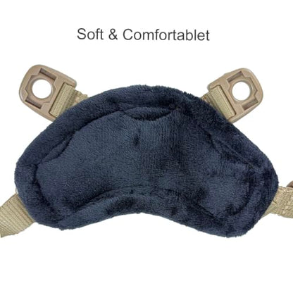ATAIRSOFT 4 Points Helmet Accessory Retention System Chin Strap with Bolts and Screws for Fast Tactical Airsoft MICH IBH Helmet (Mich DE)
