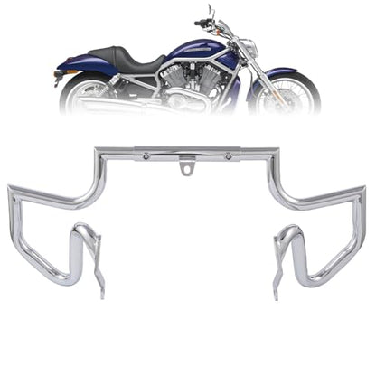 Kinglemc Crash Bar Engine Guard Highway Freeway Bar for Harley V-Rod Vrod Night Rod Muscle VRSC VRSCF VRSCA (Chrome) - color: Chrome