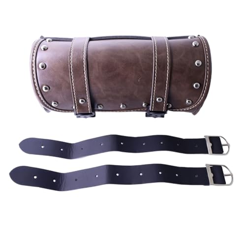 Motorcycle Handlebar Front Fork Bag Tool Roll Pouch Storage Saddlebag Retro style for Harley Honda Kawasaki Suzuki Yamaha universally suitable all motorcycle models