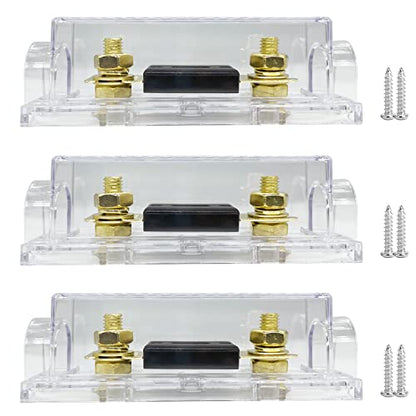 500AMP ANL Fuse Holder Kit, 3 Pack - size: 500A
