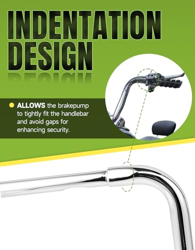 Green-L 1 1/4" Ape Hanger 18" Rise Handlebars Fit for Harley Sportster XL883 XL1200 Softail FLST FXST Custom Motorcycle 1.25" Handle Bar - size: 18" Rise, style: Style A Chrome