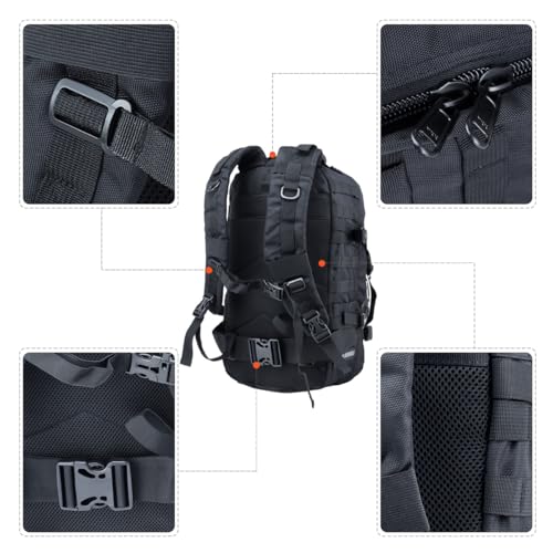 Motorcycle Backpack for Men Riding Helmet Backpacks with Hat Carrier/Storage Waterproof Large Capacity Travel Bag Motorcycle Cycling Gear Accessories