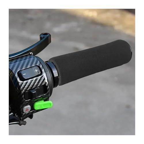 Motorcycle Hand Grips Motorcycle Handlebar Cover Slip-on Foam Anti-Slip Moto Handle Levers Grips Anti Vibration Comfort Grip Sleeve 4/1PCS - color: 2pcs