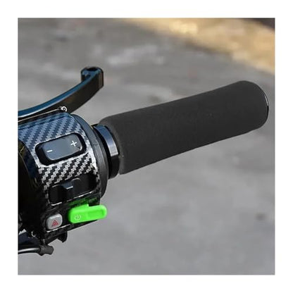 Motorcycle Hand Grips Motorcycle Handlebar Cover Slip-on Foam Anti-Slip Moto Handle Levers Grips Anti Vibration Comfort Grip Sleeve 4/1PCS - color: 2pcs