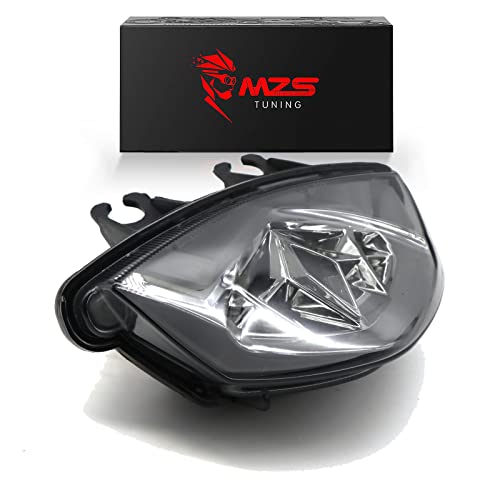 MZS Motorcycle Tail Light, LED Integrated Turn Signal Blinker Smoke Lens Compatible with GSXS 750 GSXS750Z 2017-2020 / GSXS 1000 GSXS1000F 2015-2020 / GSX-S1000Z 2015-2020 - size: GSXS 750/1000/1000F