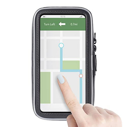 Navitech Cycle/Bike/Bicycle & Motorbike Waterproof 6" Sat/Nav GPS Mount and Case Compatible with The Garmin Nuvi 65 / 65LM / 65LMT / 66LM / 66LMT
