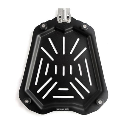Motorcycle Rear Luggage Rack Motorcycle Rear Luggage Box Bracket Plate Trunk Boot Quick Release Base Shelf Holder Toolbox Carrier - color: 65L Iron