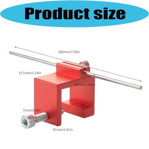 Universals Motorcycle Chain Adjuster Motorbike Chain Sprocket Alignment Tool Providing Stable and Secure Operate Adjuster Universals - color: Red
