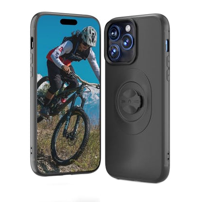 Phone Case Compatible with Garmin Bike Mount for iPhone 17 16 Pro Max Air 15 14 13 12 11 Mini Plus - Slim Shockproof Cover with Quarter-Turn Lock, Secure & Quick-Release for Road Bicycle, MTB Cycling - size: For iPhone 15 (6.1")