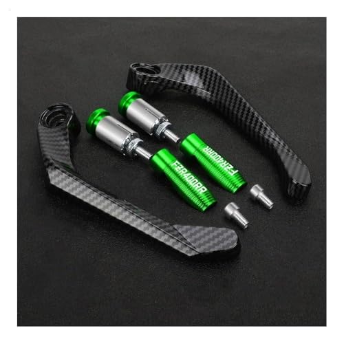 Motorcycle Protector for FZR 400 RR FZR400RR 1991 1992-1995 Motorcycle Levers Guard Clutch Handlebar Grips End Protector - color: Green logo