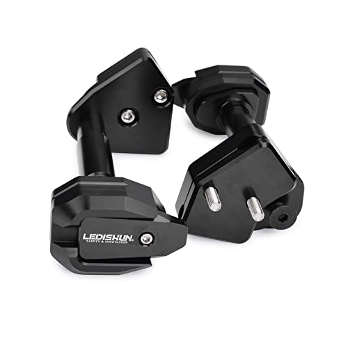 Motorcycle Falling Protection Frame Slider Fairing Guard Anti Crash Pad Protector Crash compatible with Honda CBR300R CBR 300R (2013-2023) (Black) - color: Black