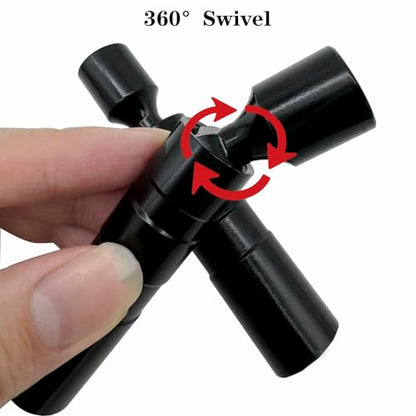 14mm and 16mm Thin Wall Swivel Magnetic Spark Plug Socket 3/8 Inch Drive 12-Point Spark Plug Socket Removal Tool Compatible with Motorcycle, Car, SUV Most Confined Areas