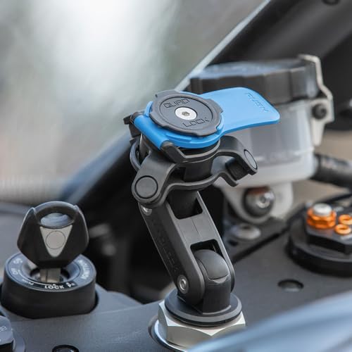 Quad Lock Motorcycle Handlebar Mount Kit with Vibration Dampener and MAG Phone Case for Galaxy S25 Edge - size: Galaxy S25 Edge