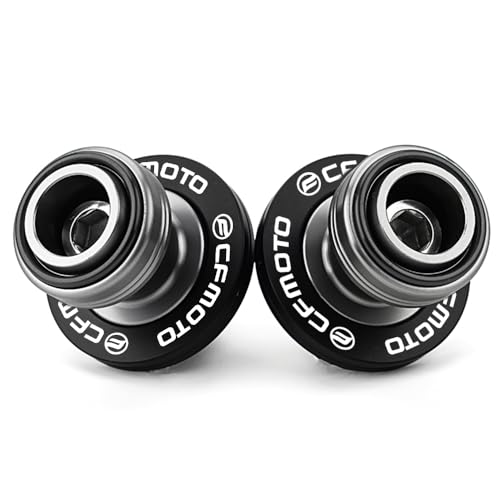 Compatible with CFMOTO Ibex450 Ibex800 300SS 450SS 450NK 450CLC 675SS 675NK 750SS 800NK Motorcycle CNC Swingarm Spools Sliders Stand Screw Paddock Bobbins (Black) - color: Black