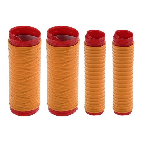 1.57" /40 mm 1.57 "/40 mm Motorcycle Hand Grips Cover Kit Non Slip Silicone Handlebar Grips Orange 1 Set Spiral Cross Pattern - color: Orange