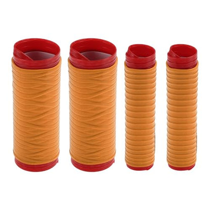 1.57" /40 mm 1.57 "/40 mm Motorcycle Hand Grips Cover Kit Non Slip Silicone Handlebar Grips Orange 1 Set Spiral Cross Pattern - color: Orange