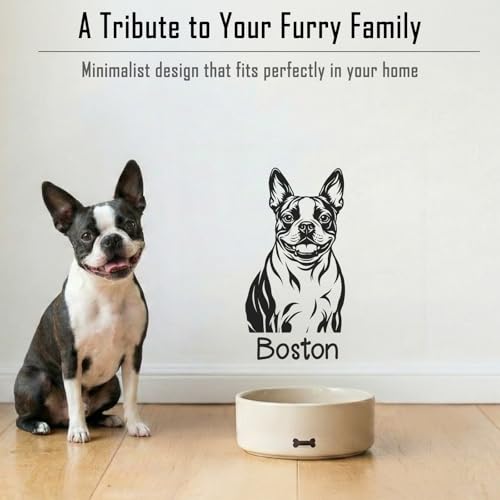 Custom Stickers from Your Pet Photo - Personalized Line Art Silhouette Decal for Dog & Cat - Waterproof & UV Resistant Vinyl Decals for Cars, Motorcycles, Trucks & Laptops - Pet Memorial Gift